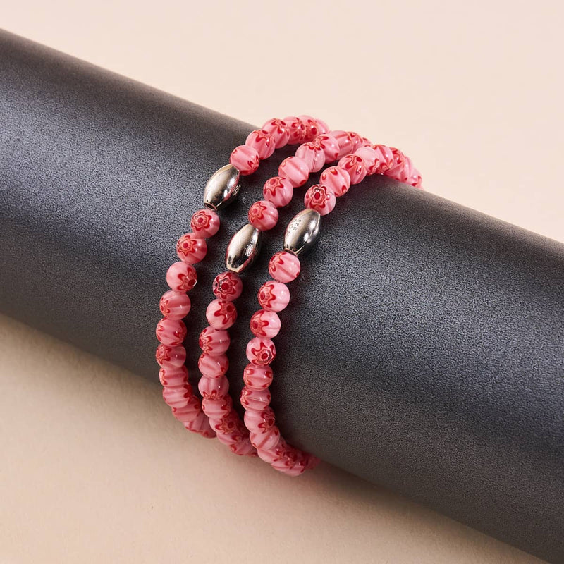 Dolce Amore | .925 Sterling Silber | Millefiori-Armband