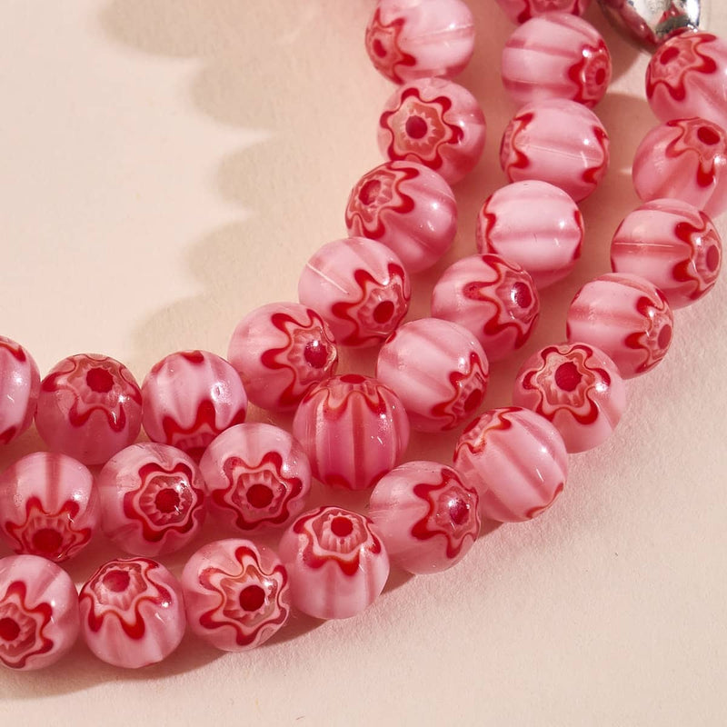 Dolce Amore | .925 Sterling Silber | Millefiori-Armband