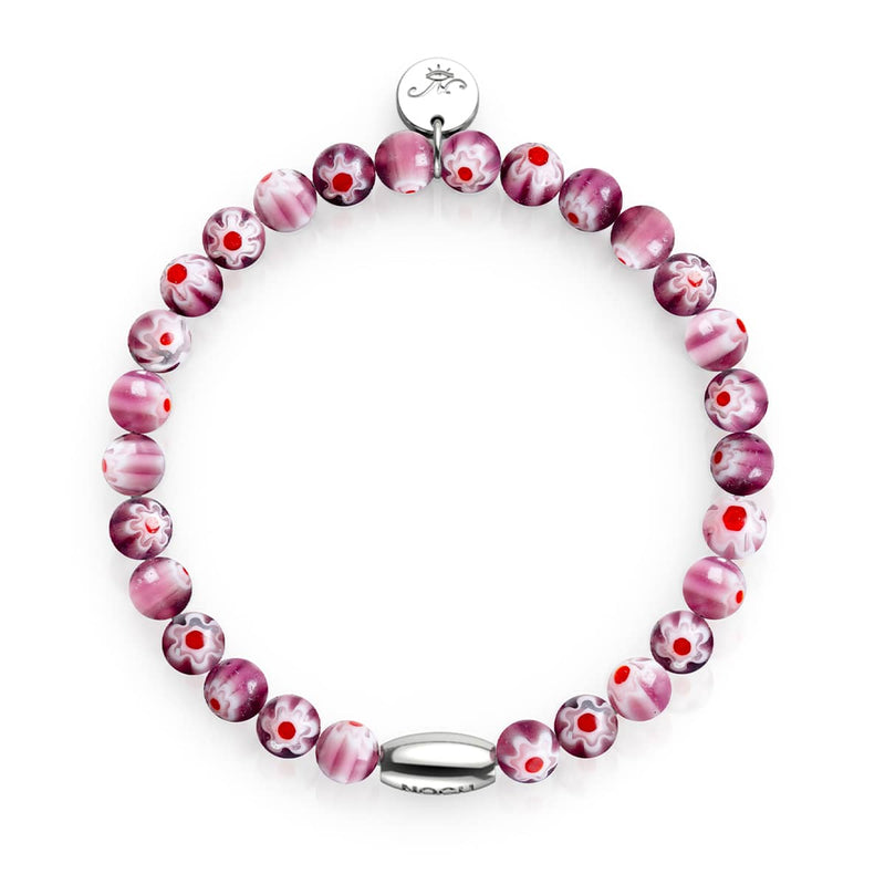 Maulbeere | 925 Sterling Silber | Millefiori Armband