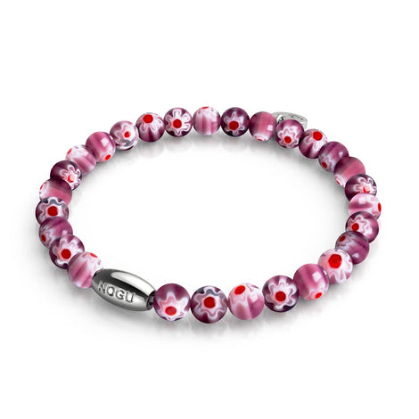Maulbeere | 925 Sterling Silber | Millefiori Armband