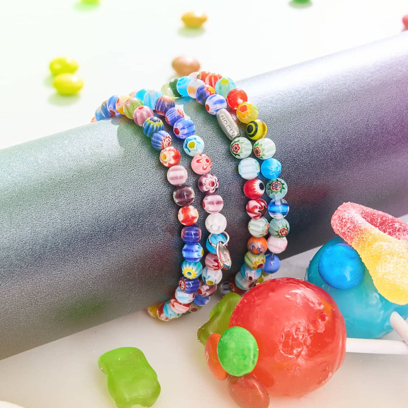 Florentiner Blume | 925er Sterlingsilber | Millefiori-Wrap