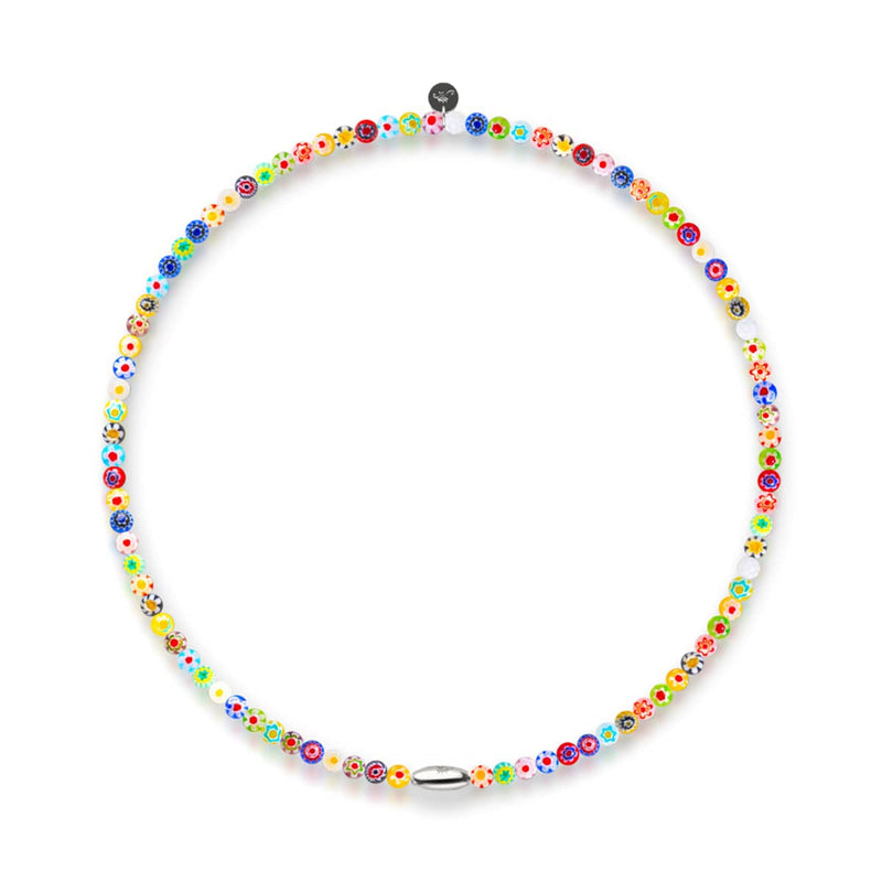 Florentiner Blume | 925er Sterlingsilber | Millefiori-Wrap