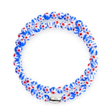 Italienische Iris | Silber | Millefiori-Wrap