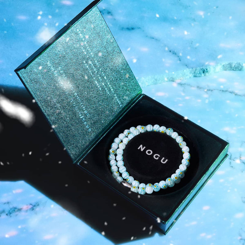 Venezianische Clematis | Silber | Millefiori-Wrap