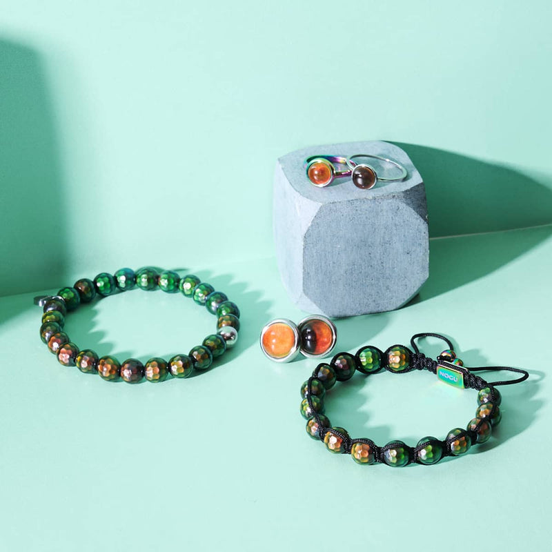 Chromata | 925er Sterlingsilber | Stimmungssteinring