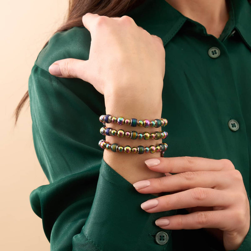 Chromata | Einhorn Silber | Stimmungsstein Armband