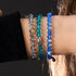 Azurblau | Facettiertes Prisma Armband