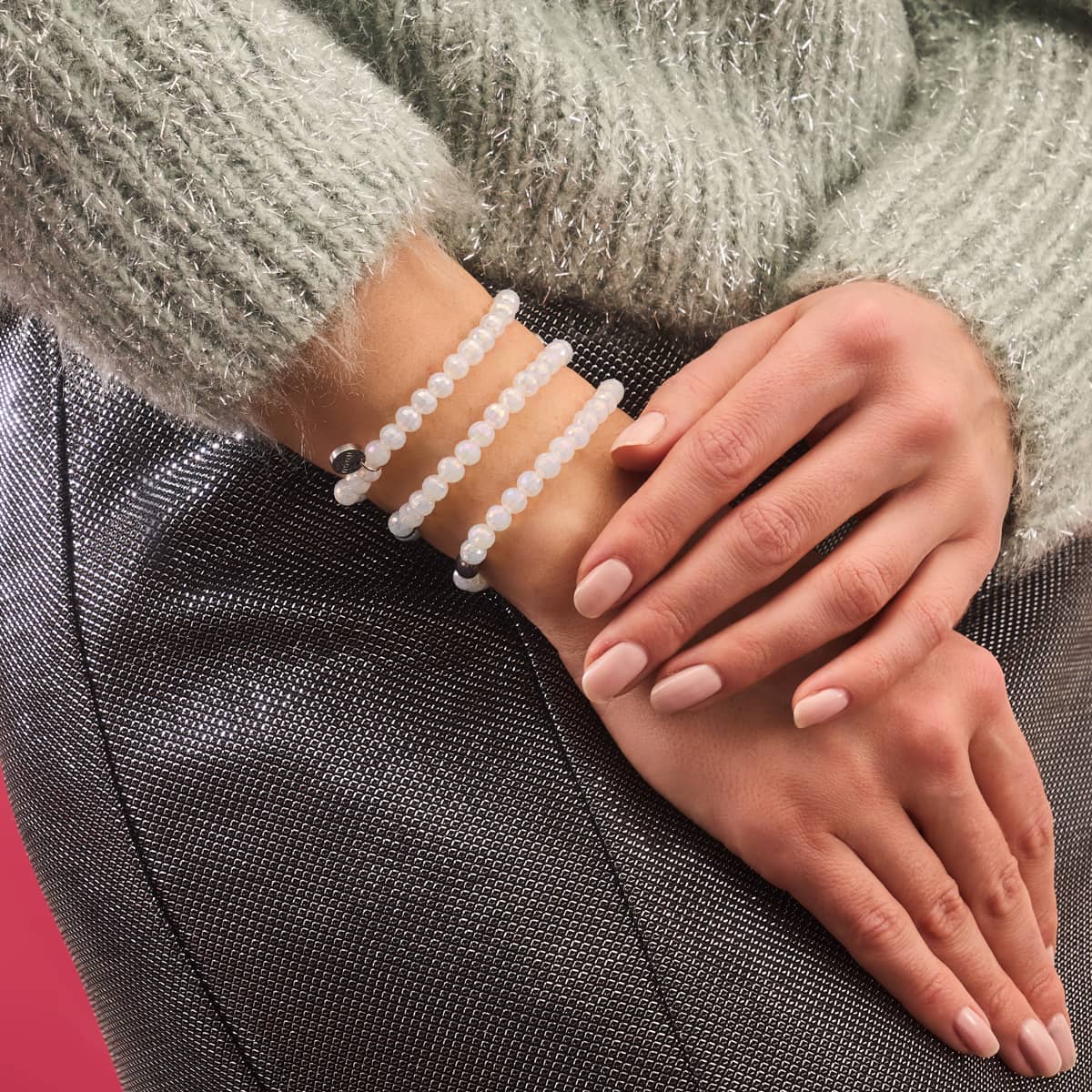 Frost | Facettiertes Prisma Armband