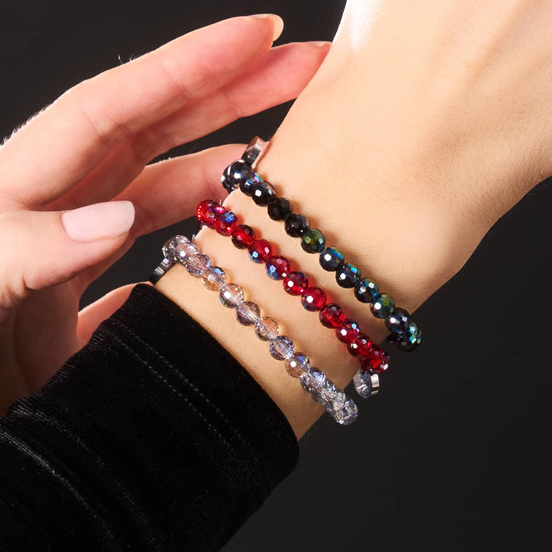 Granat | Facettiertes Prisma-Armband