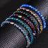 Granat | Facettiertes Prisma-Armband