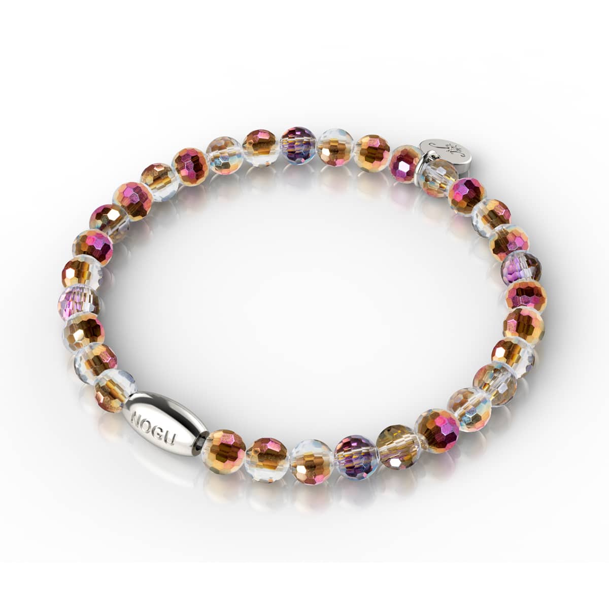 Haselnussbraun | Facettiertes Prisma-Armband