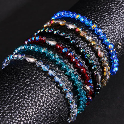 Ozean | Facettiertes Prisma Armband