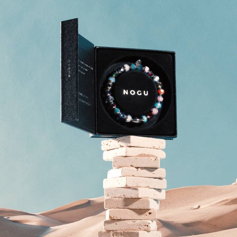 Vergoldeter Regenbogen | 925 Sterling Silber | Strahlendes Facetten-Kristallarmband