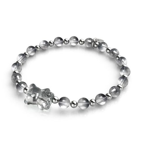 Kohlenstoff | Schimmerbär-Armband | Argent x Silber