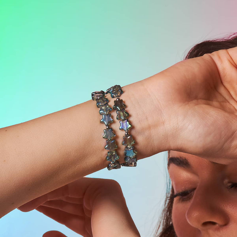 Himmlischer Meeresschaum | 925er Sterlingsilber | Sternenwickel