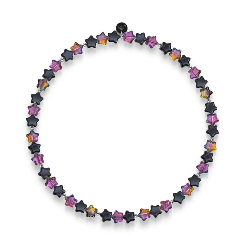 Mitternachts-Borealis | 925er Sterlingsilber | Sternenwickel