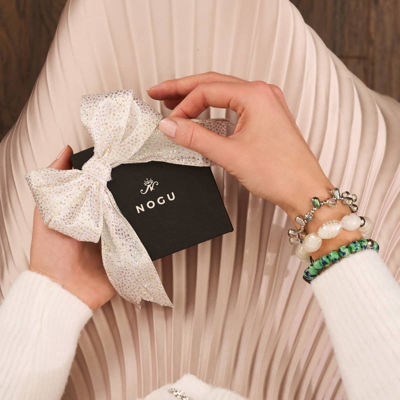 Pulverschnee | Tempest Glasarmband