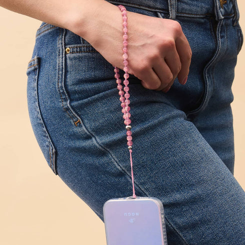 Vergoldete Rose | Traumlandschaft Opal | Handyanhänger