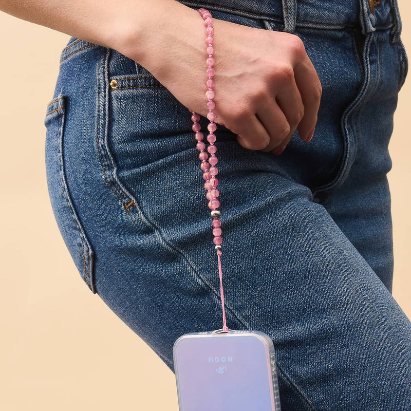 Vergoldete Rose | Traumlandschaft Opal | Handyanhänger