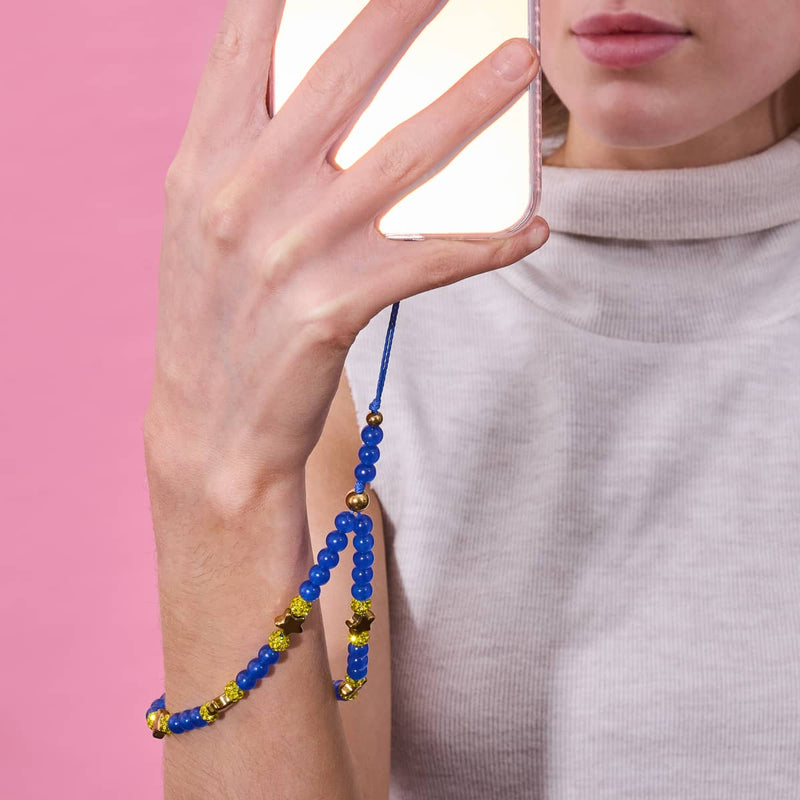 Sternennacht | Blau x Gold | Handyanhänger