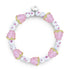Polka Dot Pink | 925 Sterling Silber | Firefly Glasbeeren Armband
