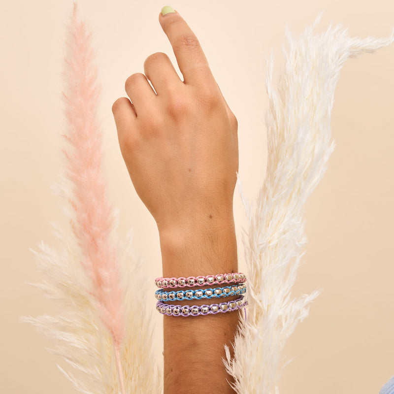 Himmelblau x Silber | Catena Gliederarmband