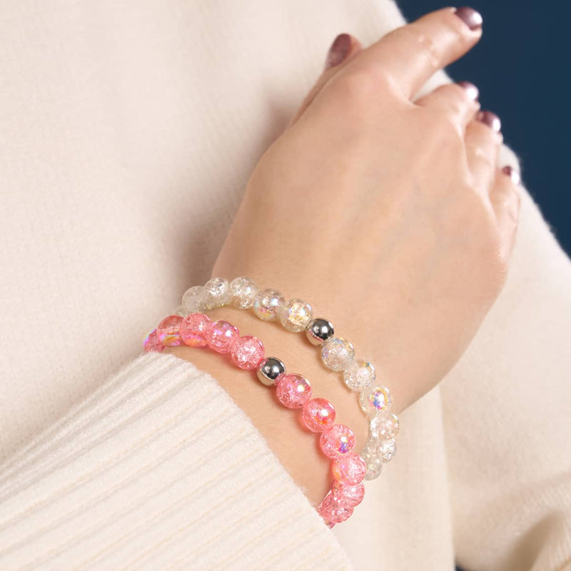 Einfrieren | 925 Sterling Silber | Blasenglas-Armband