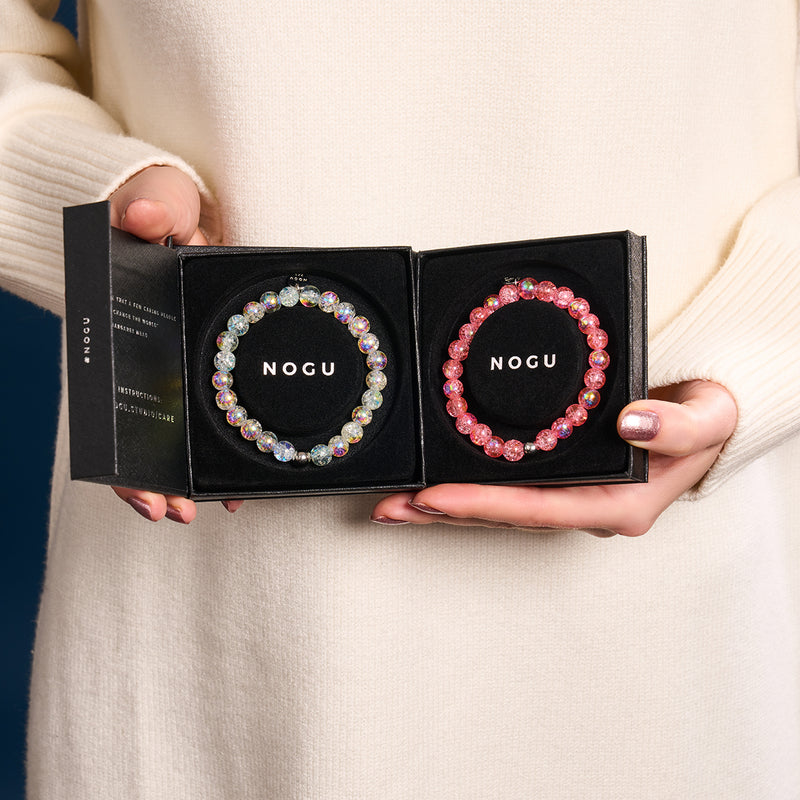 Einfrieren | 925 Sterling Silber | Blasenglas-Armband