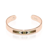 Hügellandschaft | 18 Karat Roségold | Boho-Armreif
