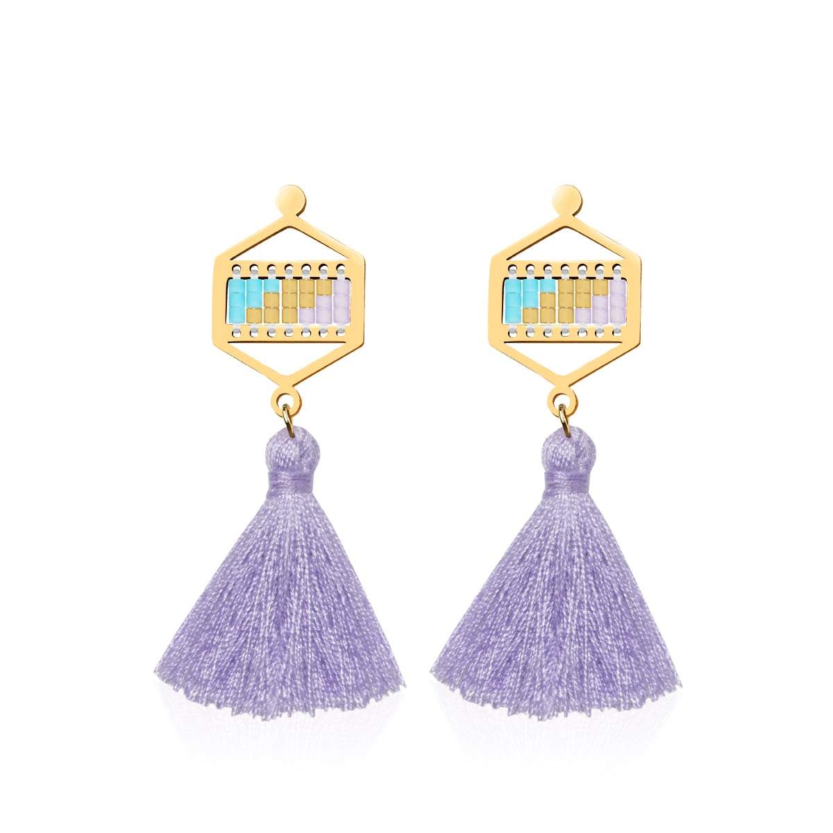 Laguna Niguel | 18 Karat Gold | Boho Fransenohrringe