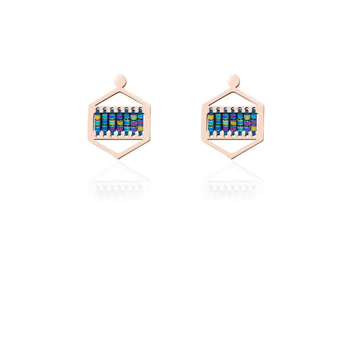 Manhattan Beach | 18 Karat Roségold | Boho-Ohrringe