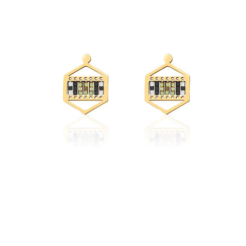 Sanfte Hügel | 18 Karat Gold | Boho-Ohrringe