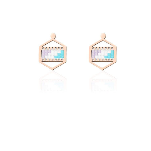 San Clemente | 18 Karat Roségold | Boho-Ohrringe