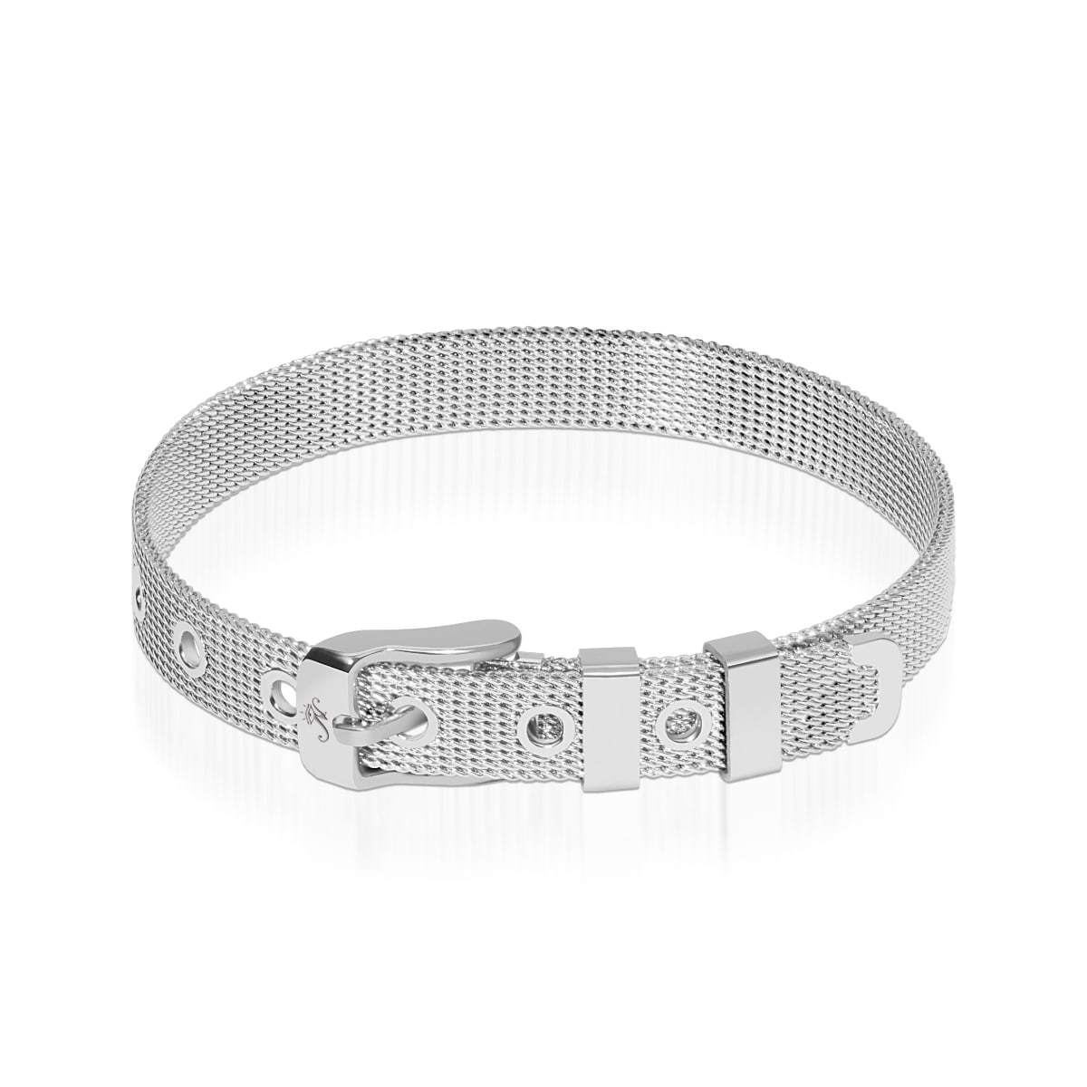 Minimalistisch | Silber | Schnallenarmband