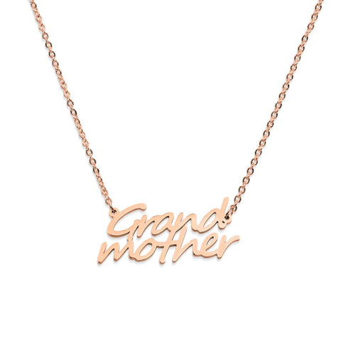 Großmutter | 18 Karat Roségold | Halskette