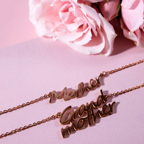 Großmutter | 18 Karat Roségold | Halskette