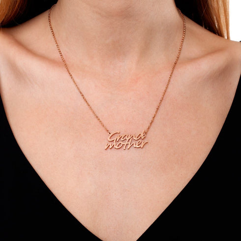 Großmutter | 18 Karat Roségold | Halskette
