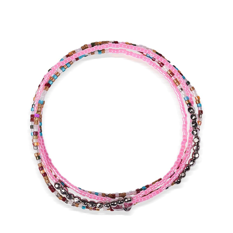 Kaiman | Japanische Miyuki-Rocailles | Stranded-Armbänder