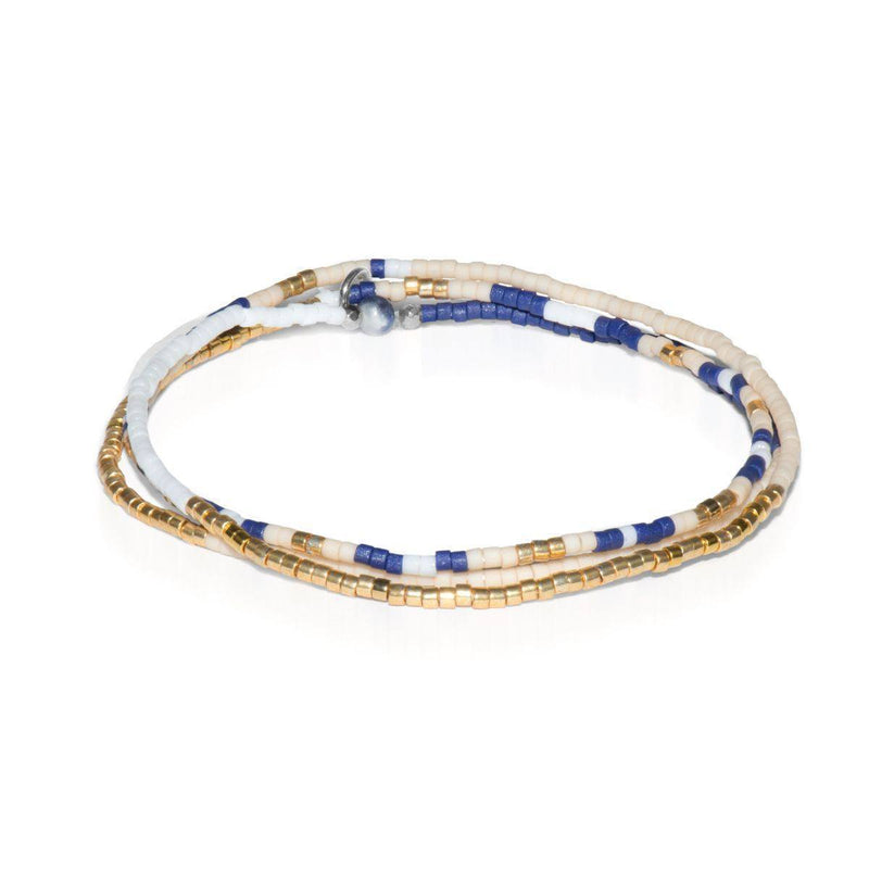 Fidschi | Japanische Miyuki-Rocailles | Stranded-Armbänder