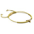 Haifischzahn-Sand-Makramee-Armband von Lauren Howe | 925er Sterlinggold Vermeil | Kristall