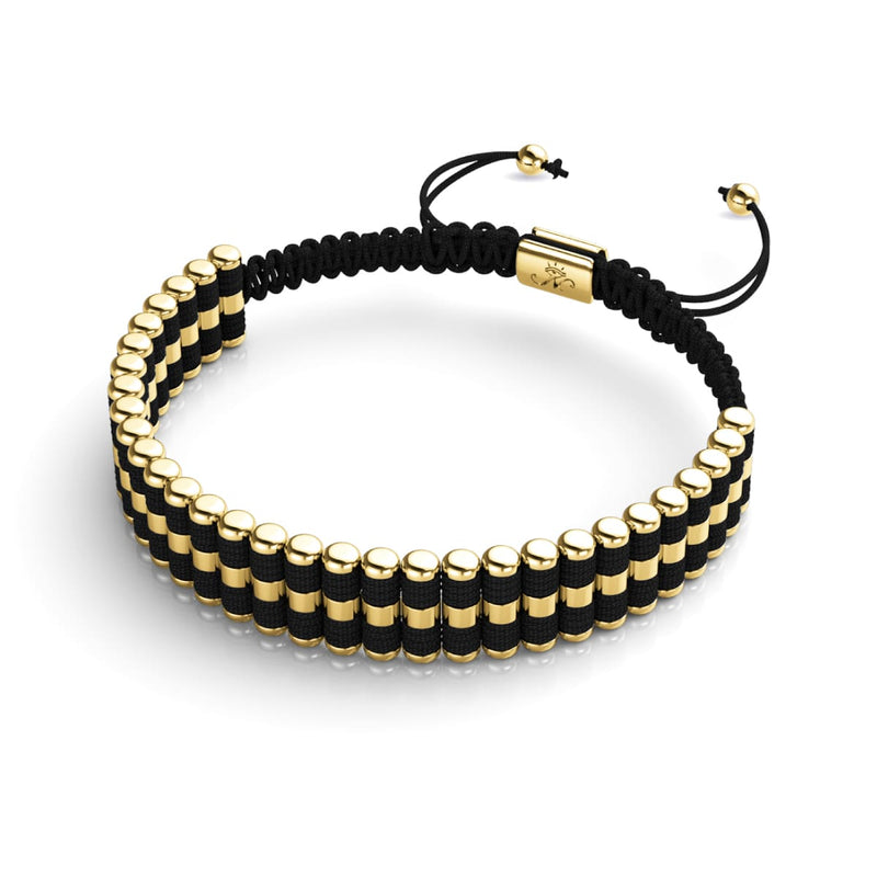 Schwarz | 18 Karat Gold | Amici Armband