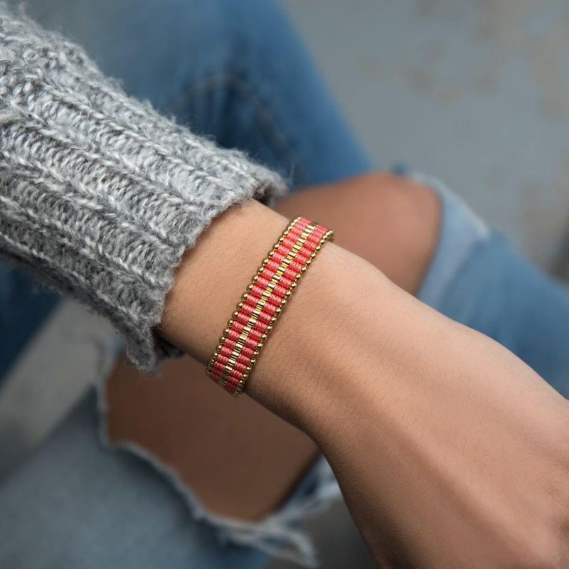 Koralle | 18 Karat Gold | Amici Armband