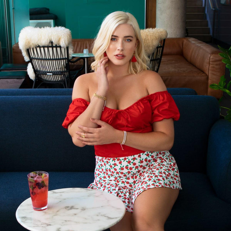 Weiß | 18 Karat Gold | Amici Armband