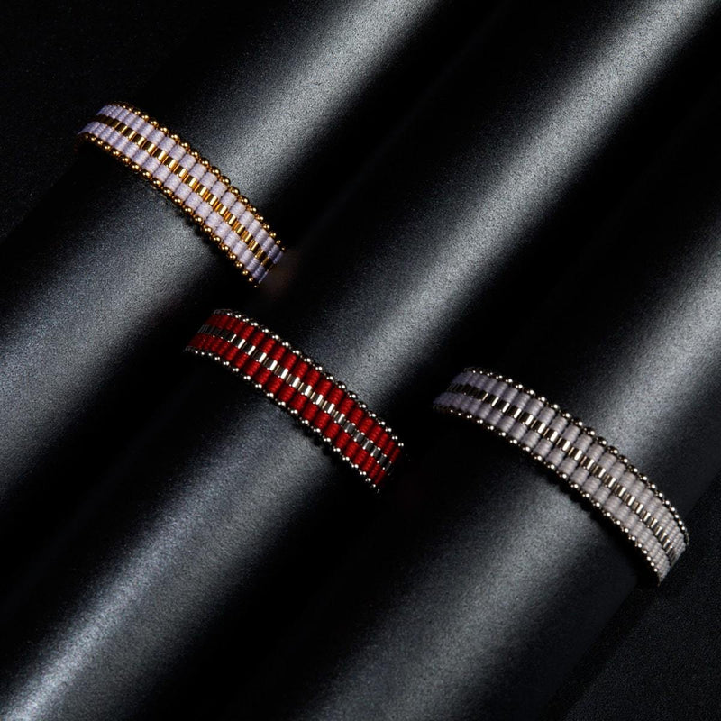 Weiß | 18 Karat Gold | Amici Armband