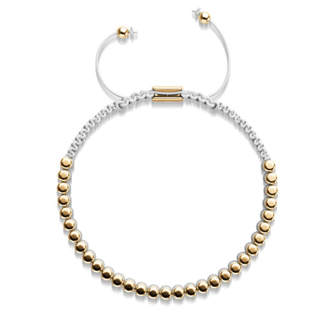 Weiß | 18 Karat Gold | Amici Armband