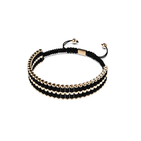 Schwarz | 18 Karat Roségold | Amici Armband
