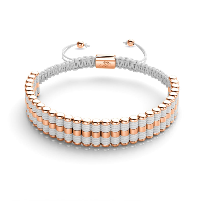 Weiß | 18 Karat Roségold | Amici Armband