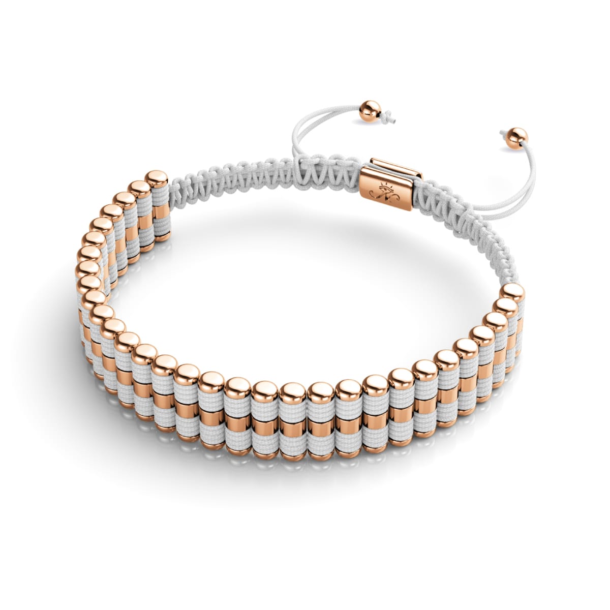 Weiß | 18 Karat Roségold | Amici Armband