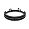 Schwarz | Rotguss | Amici Armband