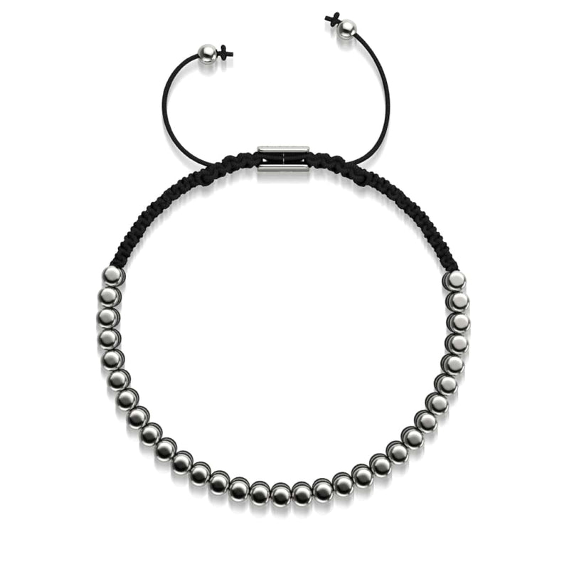 Schwarz | Silber | Amici Armband